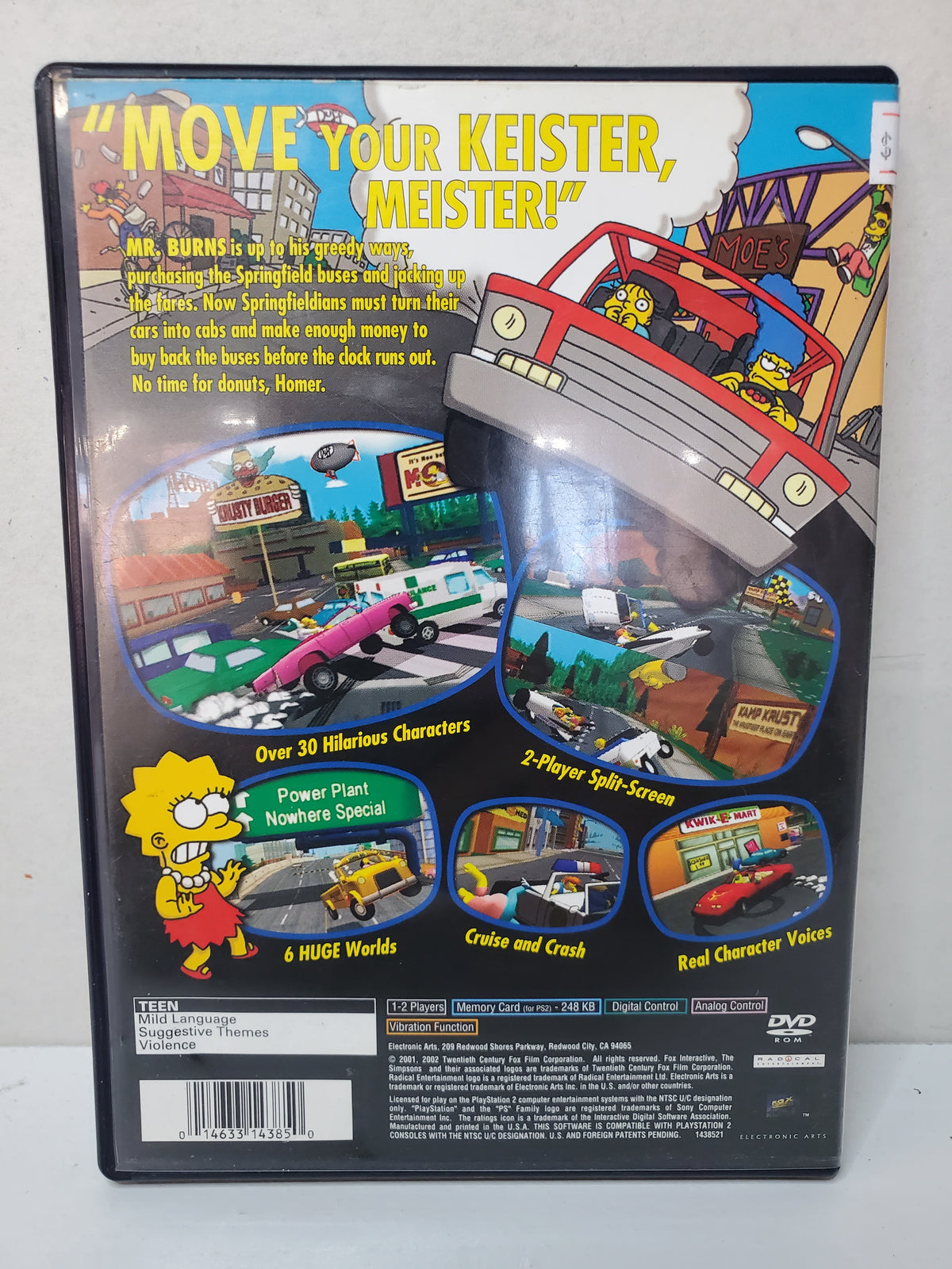 The Simpsons Road Rage (Playstation 2)