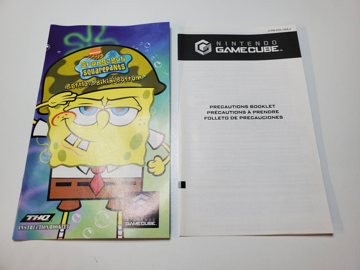 SpongeBob Squarepants: Battle for Bikini Bottom (Nintendo Gamecube, Complete)