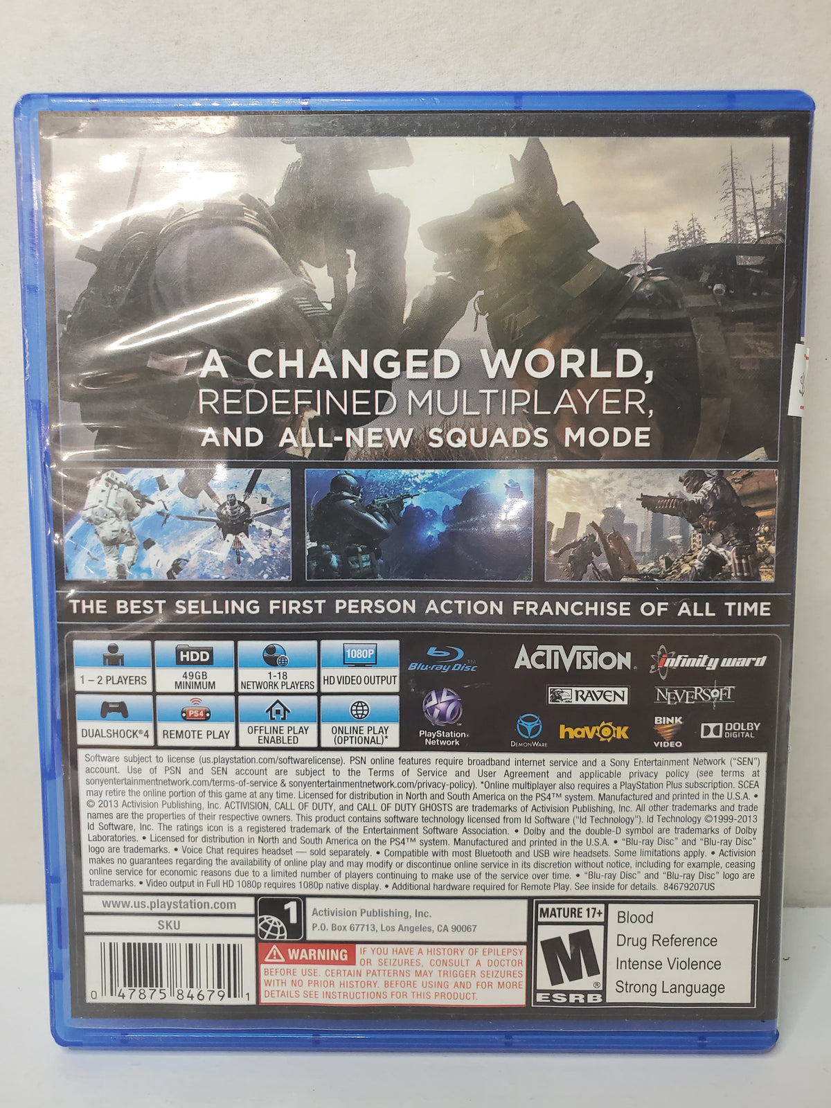 Call Of Duty Ghosts (PS4)