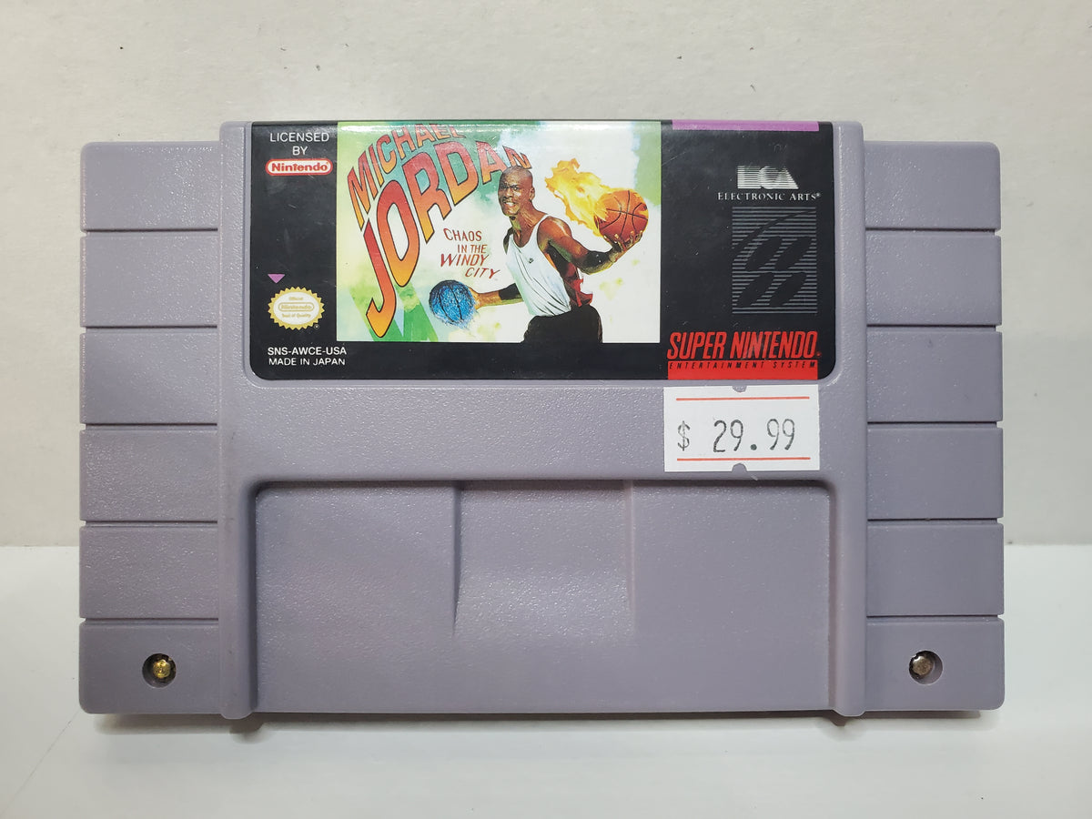 Michael Jordan: Chaos in the Windy City w Manual (SNES)