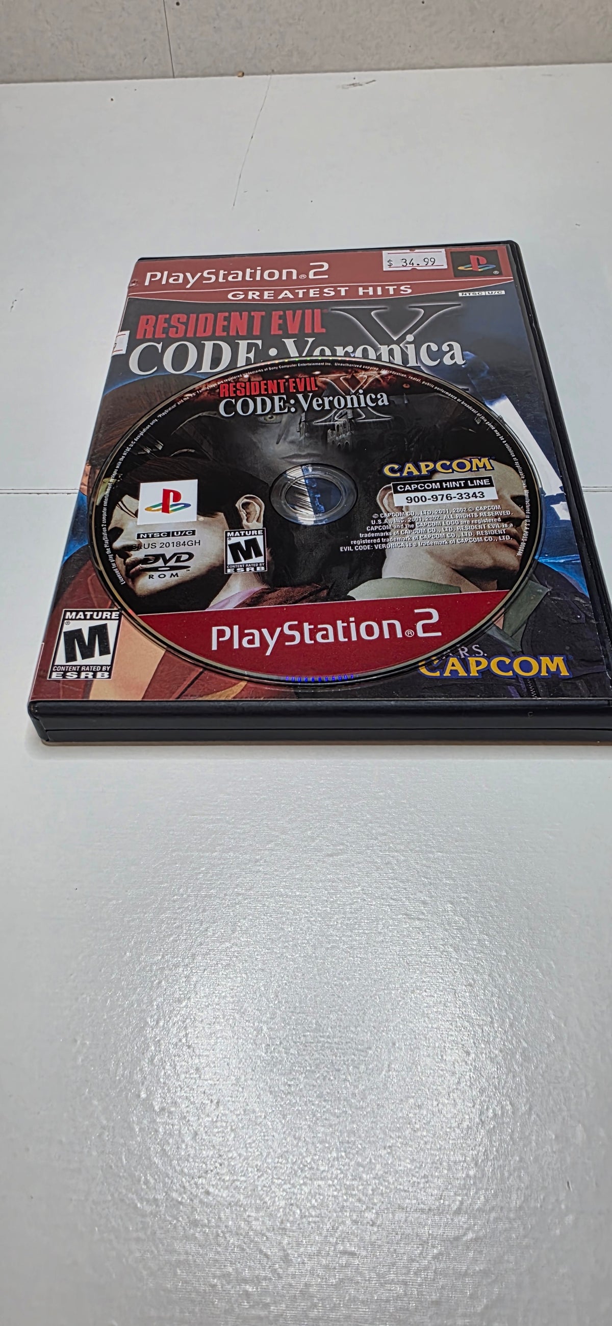 Resident Evil Code: Veronica X (PS2) (Greatest Hits)