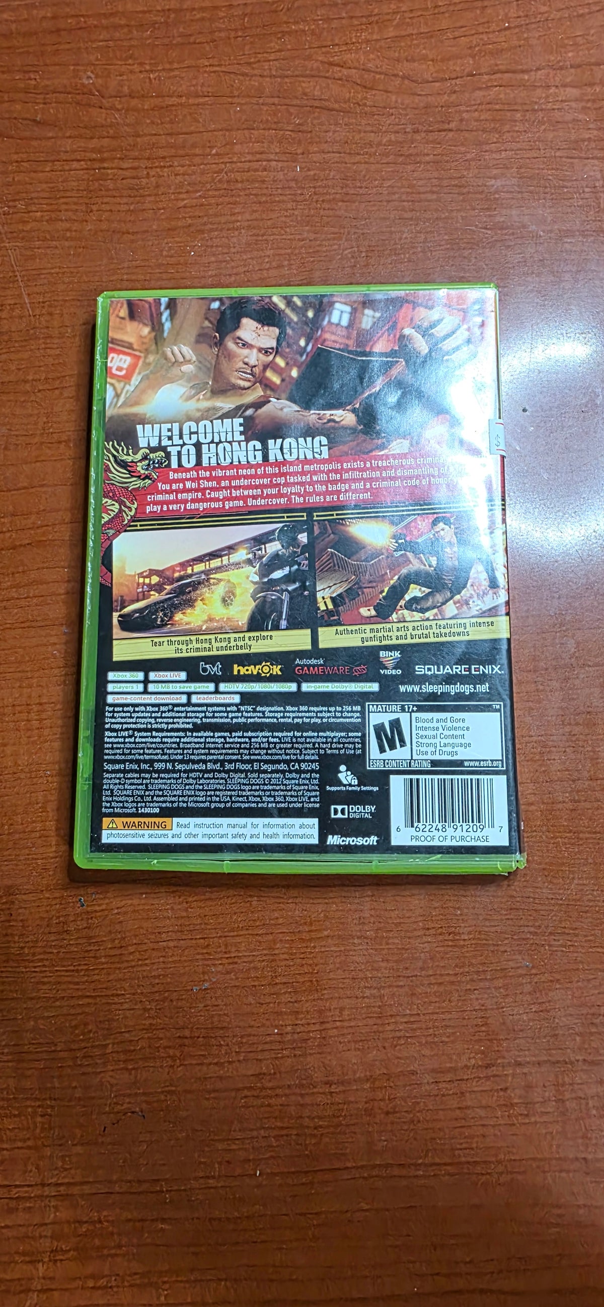 Sleeping Dogs (Xbox 360)(Damaged)