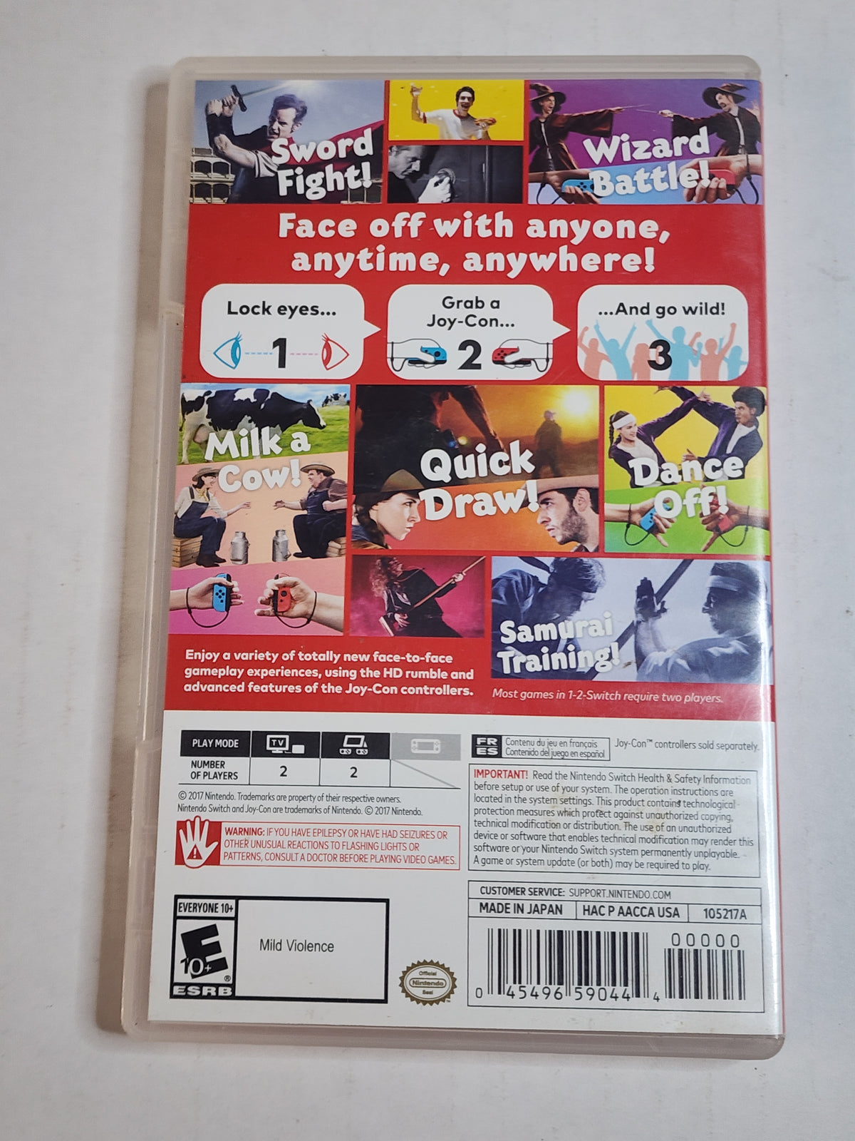 1-2 Switch - Nintendo Switch - CiB - Very Good Condition