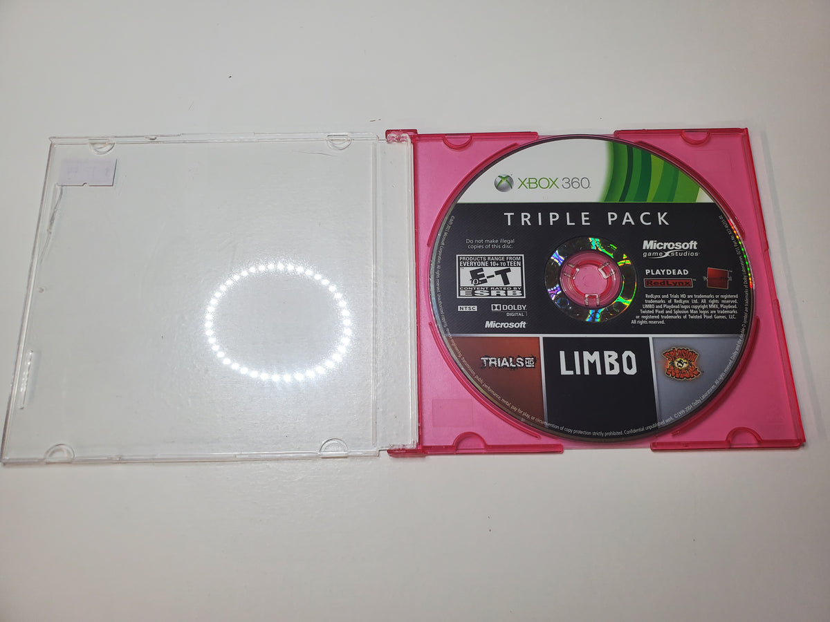 Trials HD, Limbo, and 'Splosion Man Triple Pack (Xbox 360) [Disc Only]