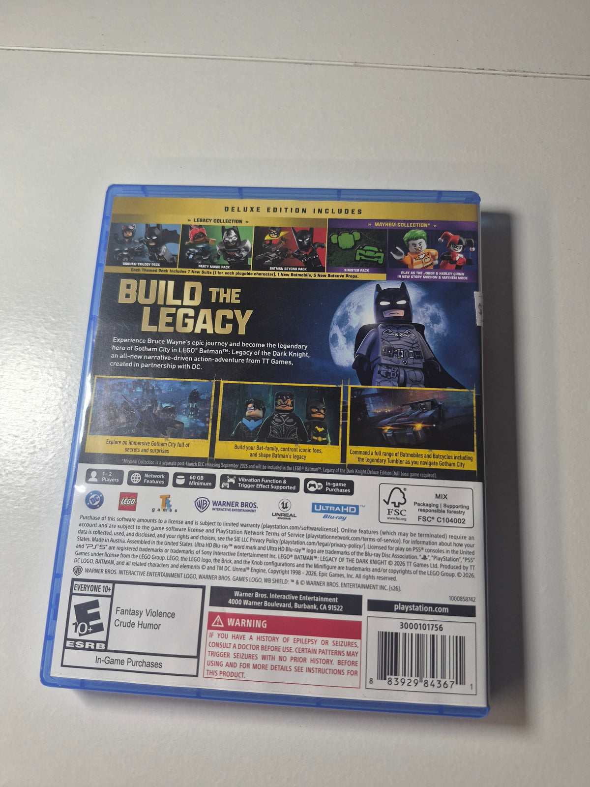 Lego Batman Legacy of the Dark Knight [Deluxe Edition] (PS5)