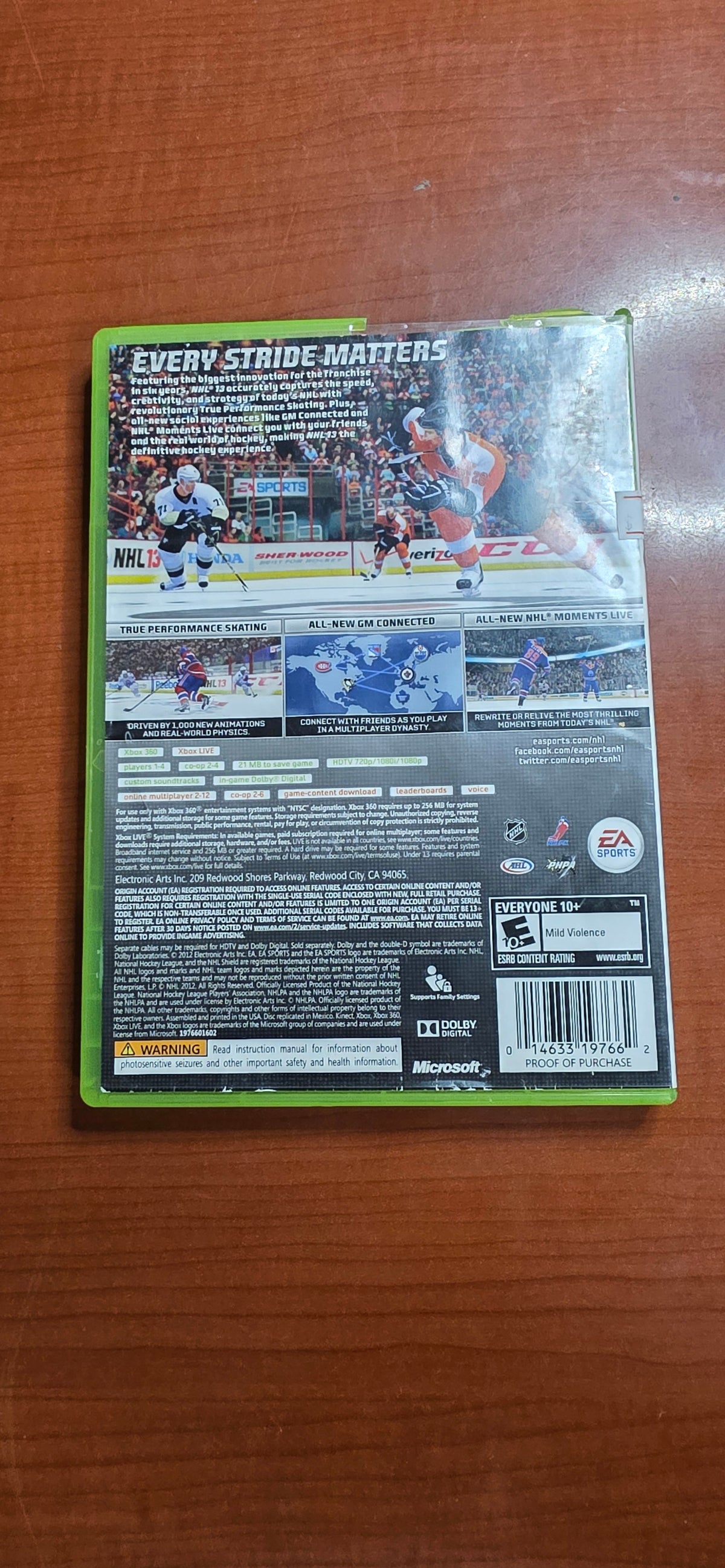 NHL 13 (Xbox 360)(damaged)