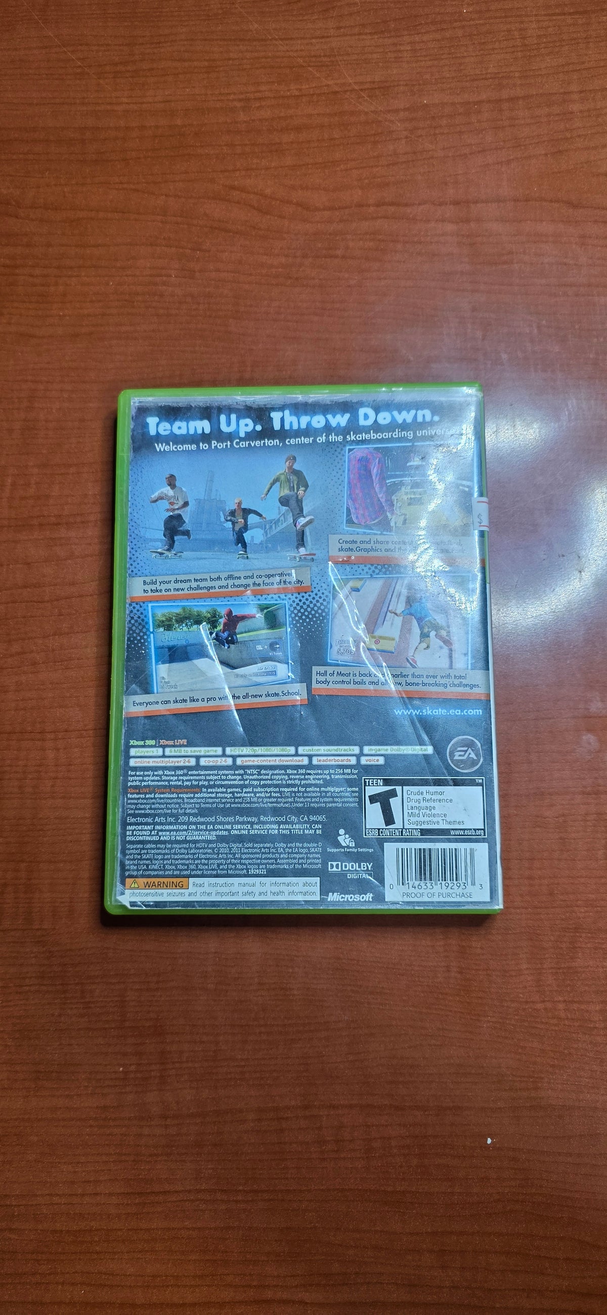 Skate 3 Platinum Hits (Xbox 360) (Damaged)