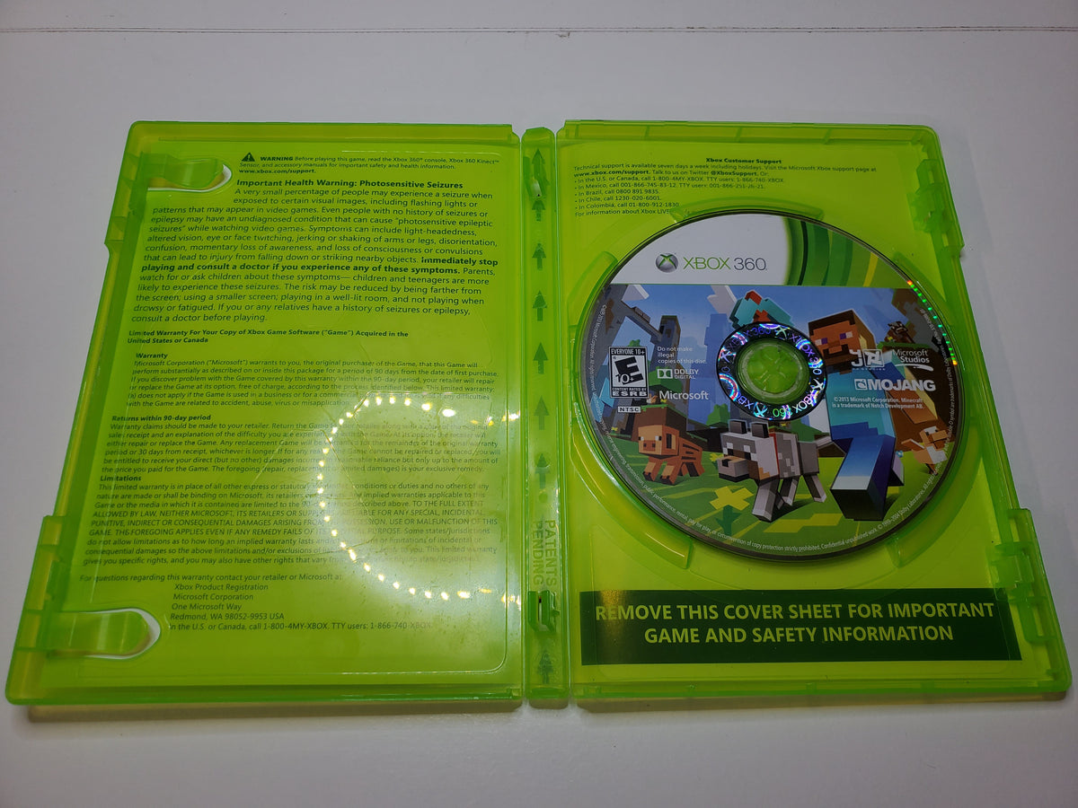 Minecraft (Xbox 360) (NO MANUAL)