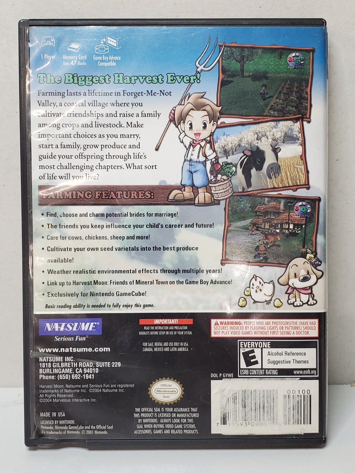 Harvest Moon A Wonderful Life (Gamecube)