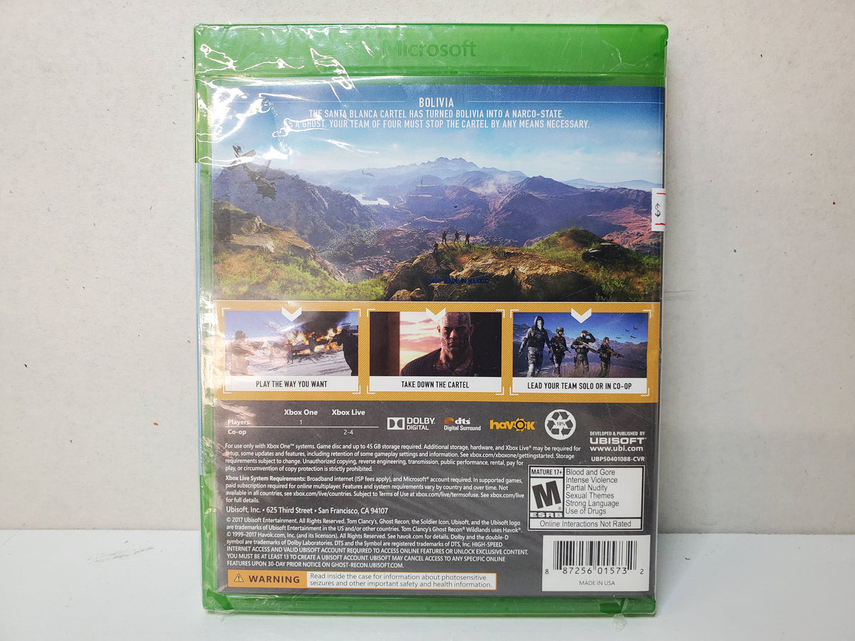 Ghost Recon Wildlands [New, Mostly Sealed] (Xbox One)