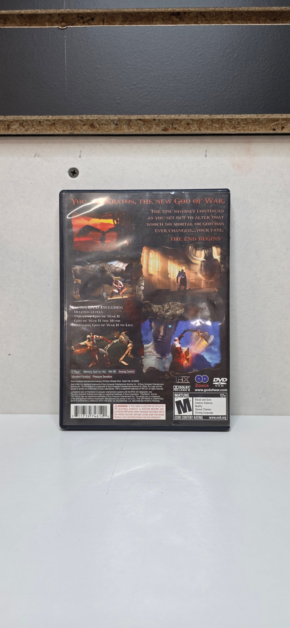 God Of War 2 (PS2) (CIB)