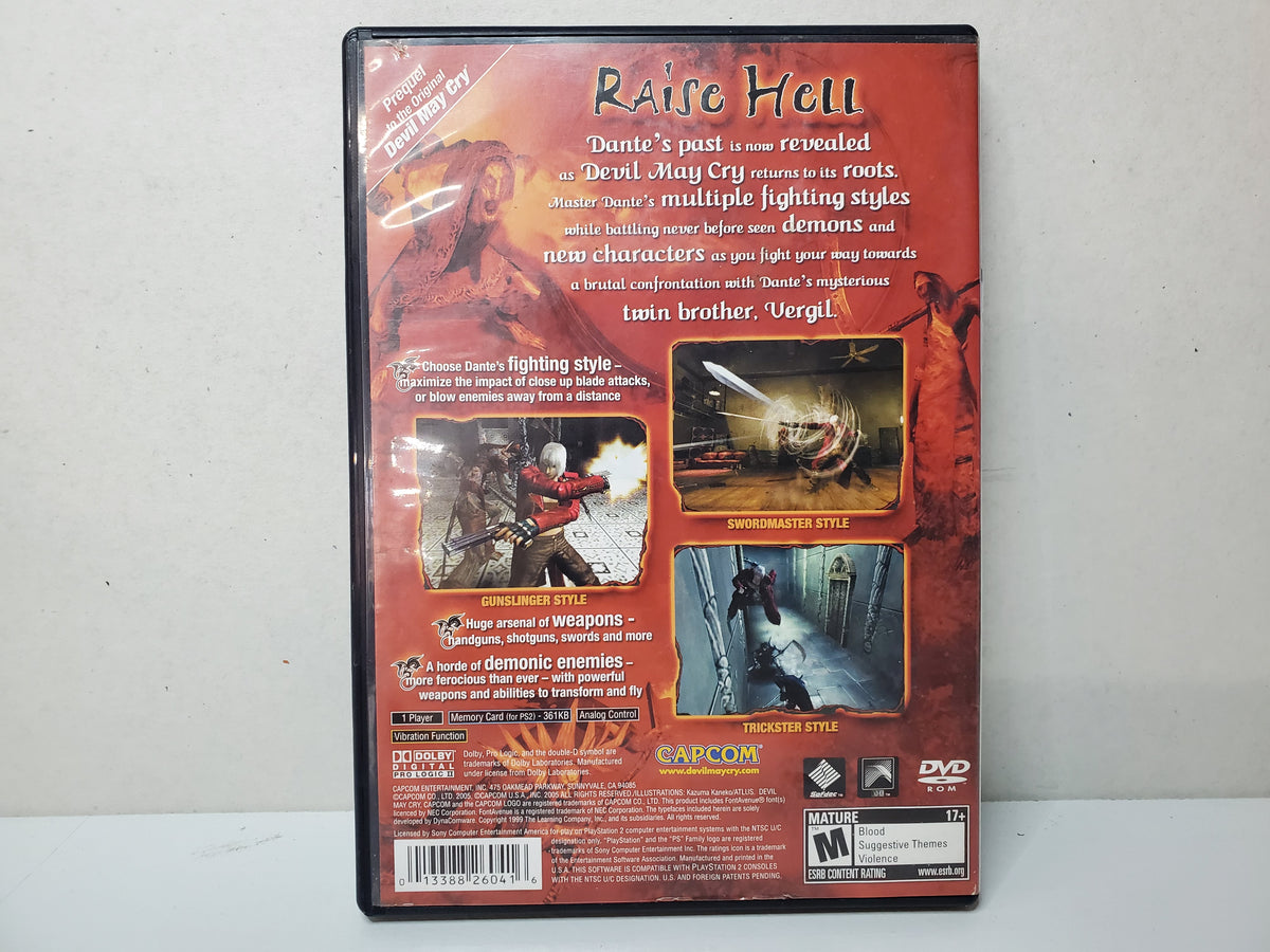Devil May Cry 3 Dante's Awakening (Ps2)