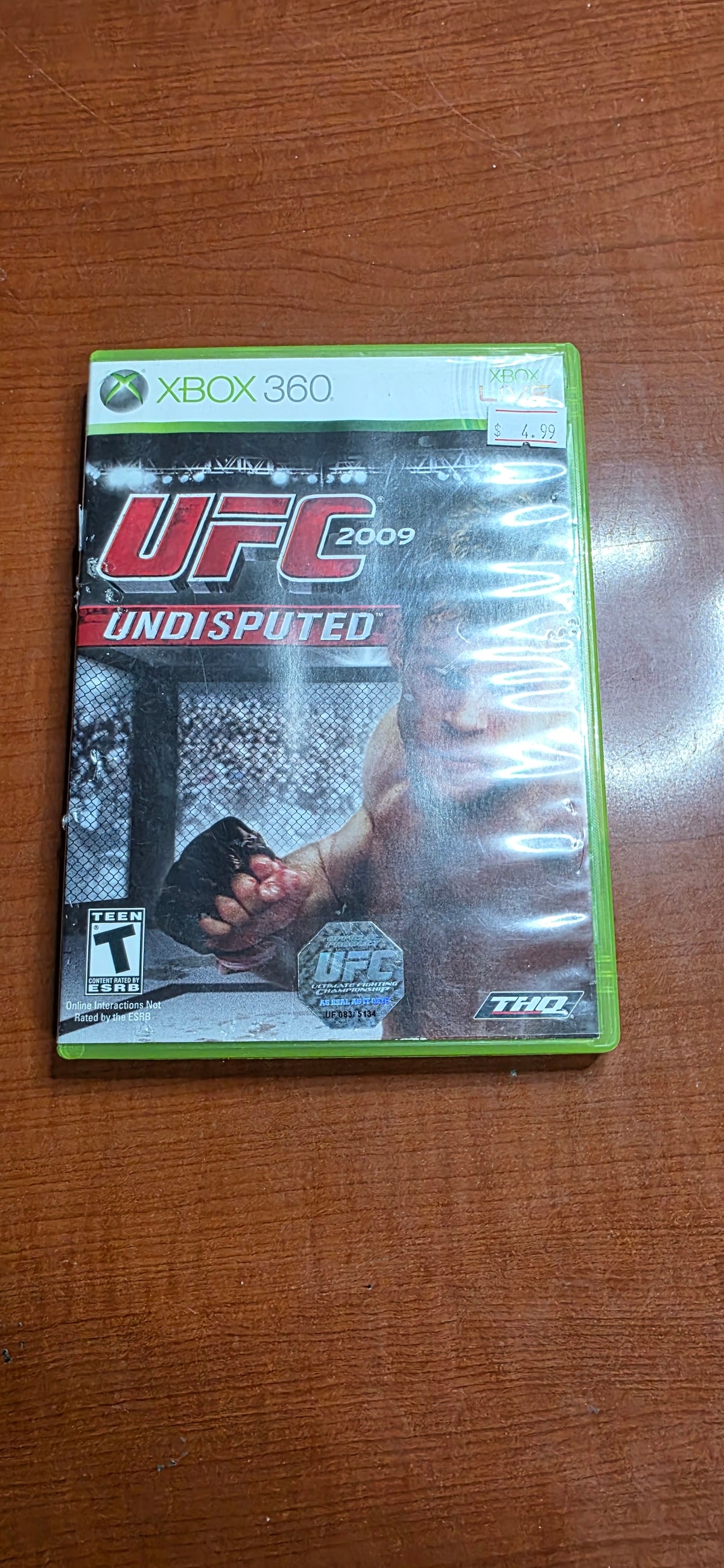 UFC 2009 Undisputed (Xbox 360)(damaged)