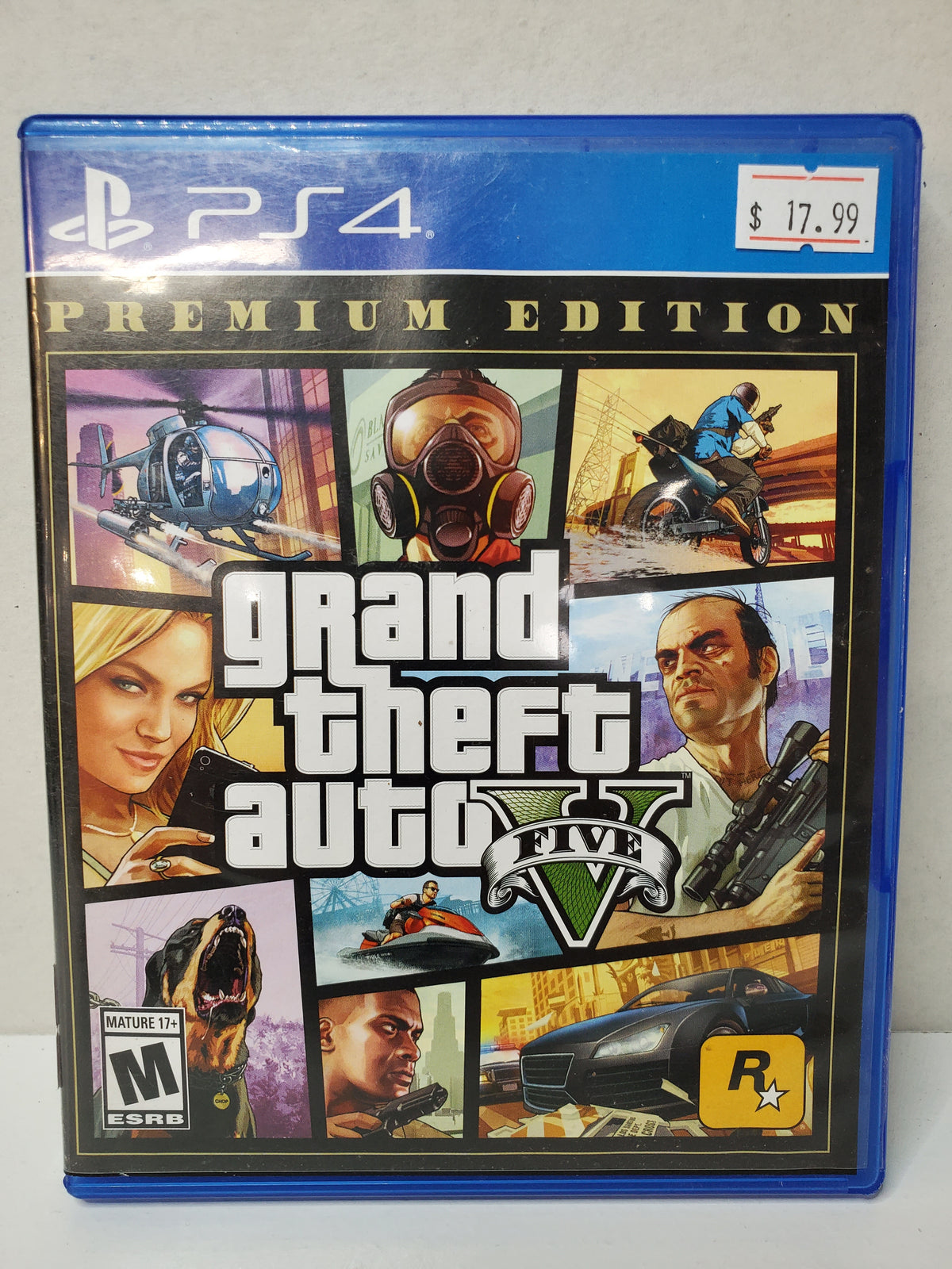 Grand Theft Auto GTA V [Premium Edition] (PS4)
