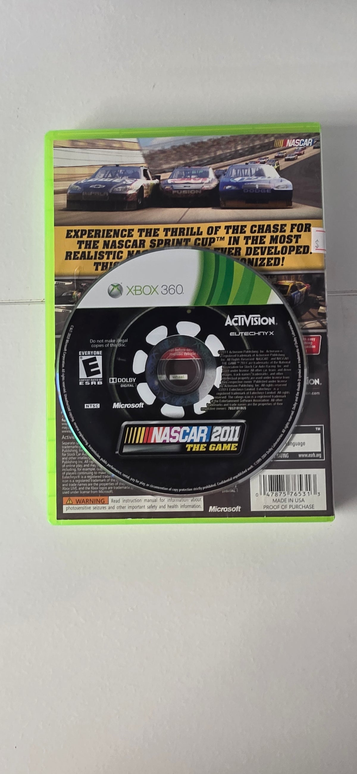 Nascar 2011 (Xbox 360) (Damaged)
