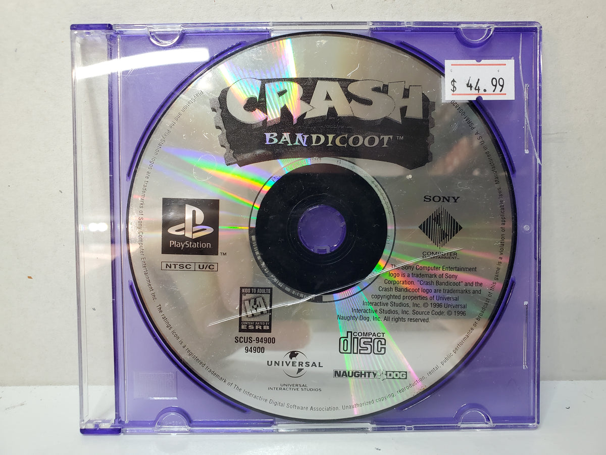 Crash Bandicoot [Black Label] (PS1) (DISC ONLY)
