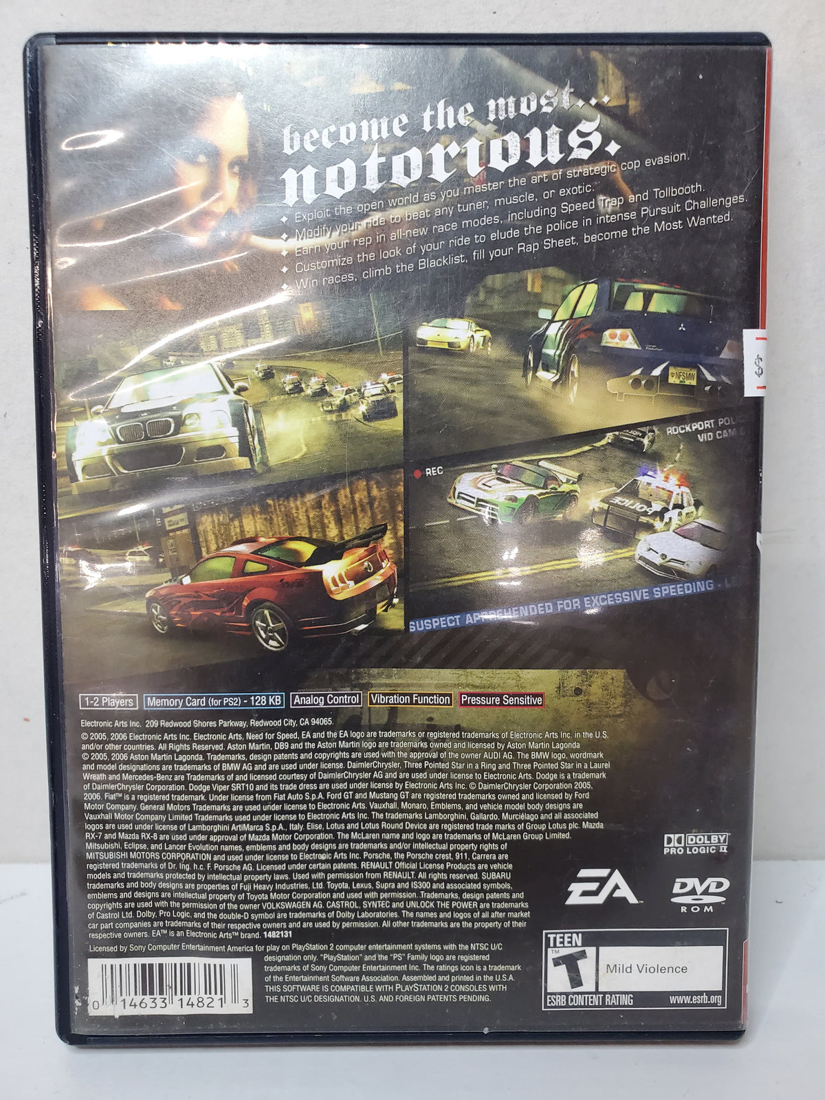 Need For Speed Most Wanted [Greatest Hits] (Ps2)