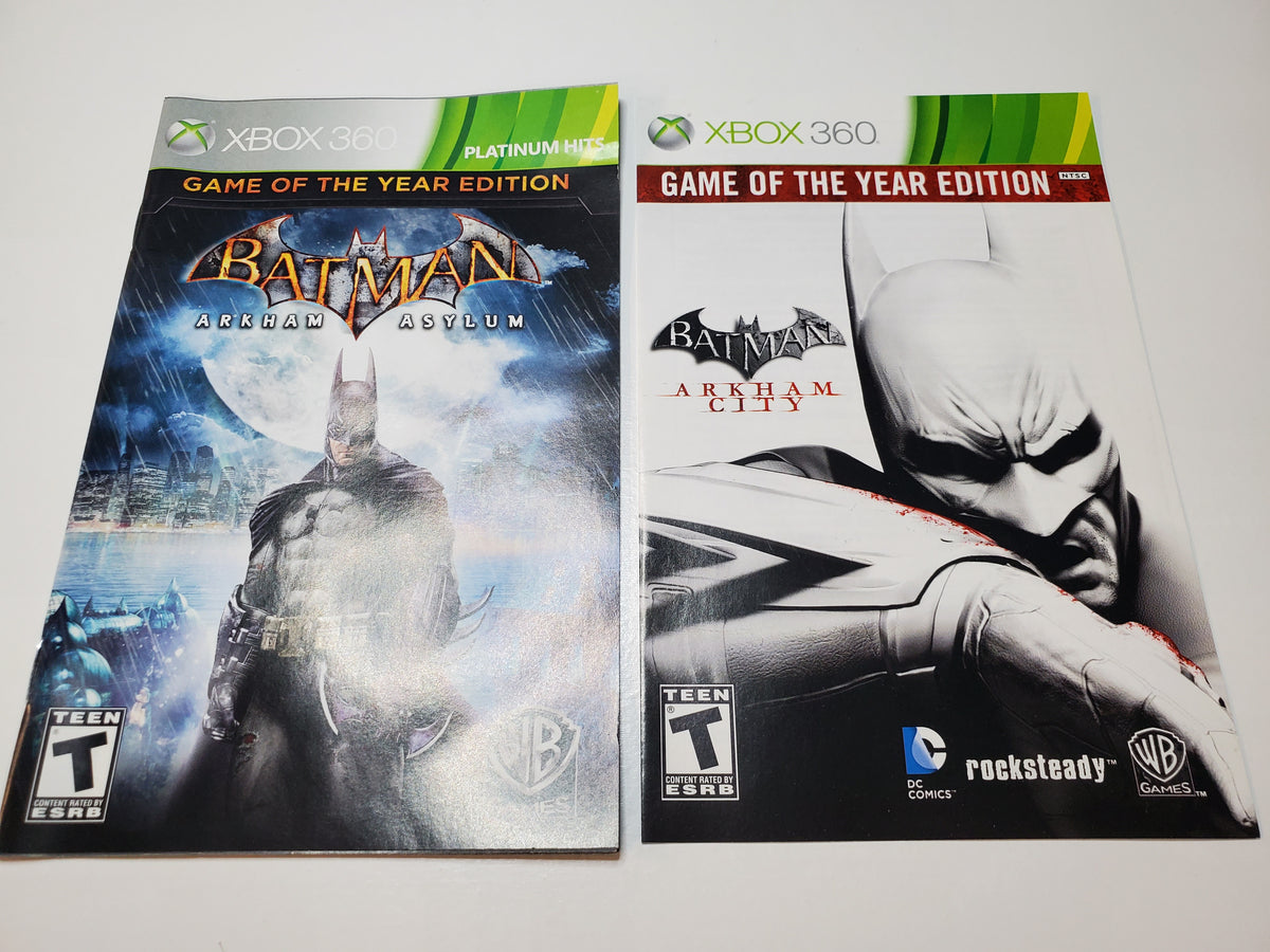 Batman Arkham Asylum And Batman Arkham City Dual Pack (Xbox 360)