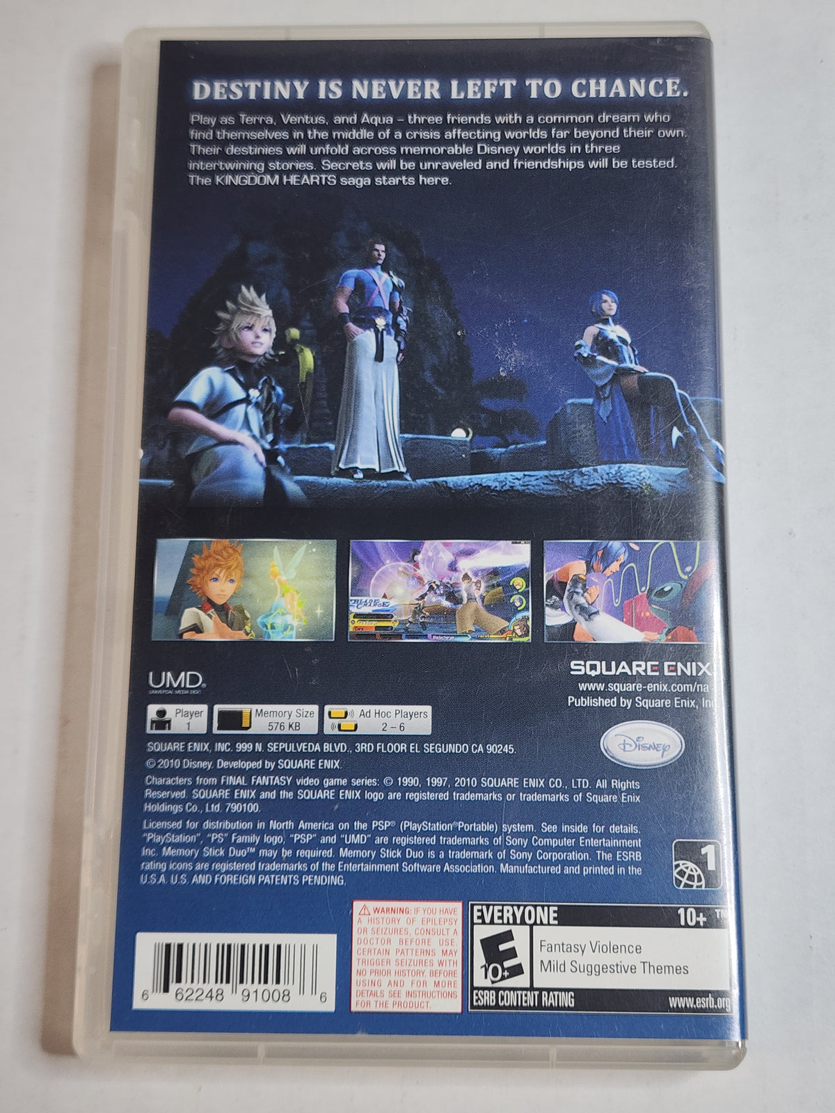 Kingdom Hearts Birth By Sleep (PSP) (Complete In Box)