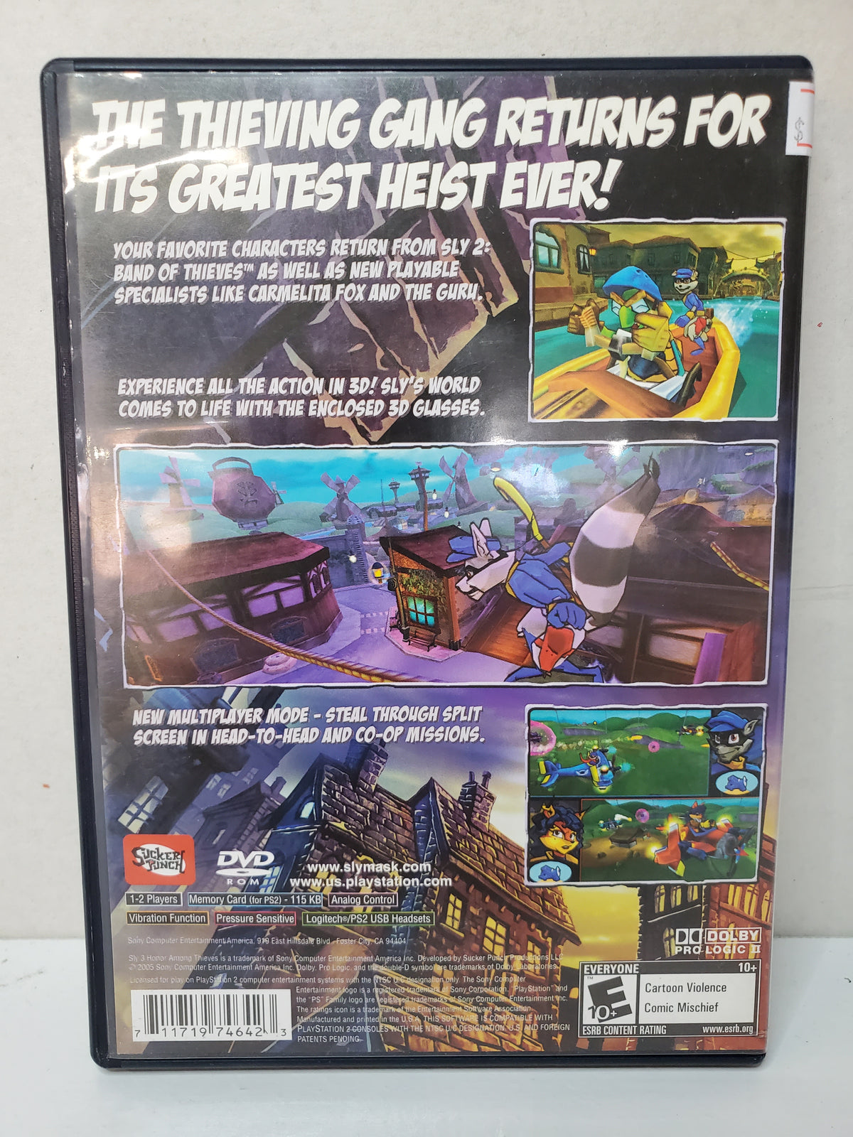 Sly 3 Honor Amoung Thieves (Playstation 2)