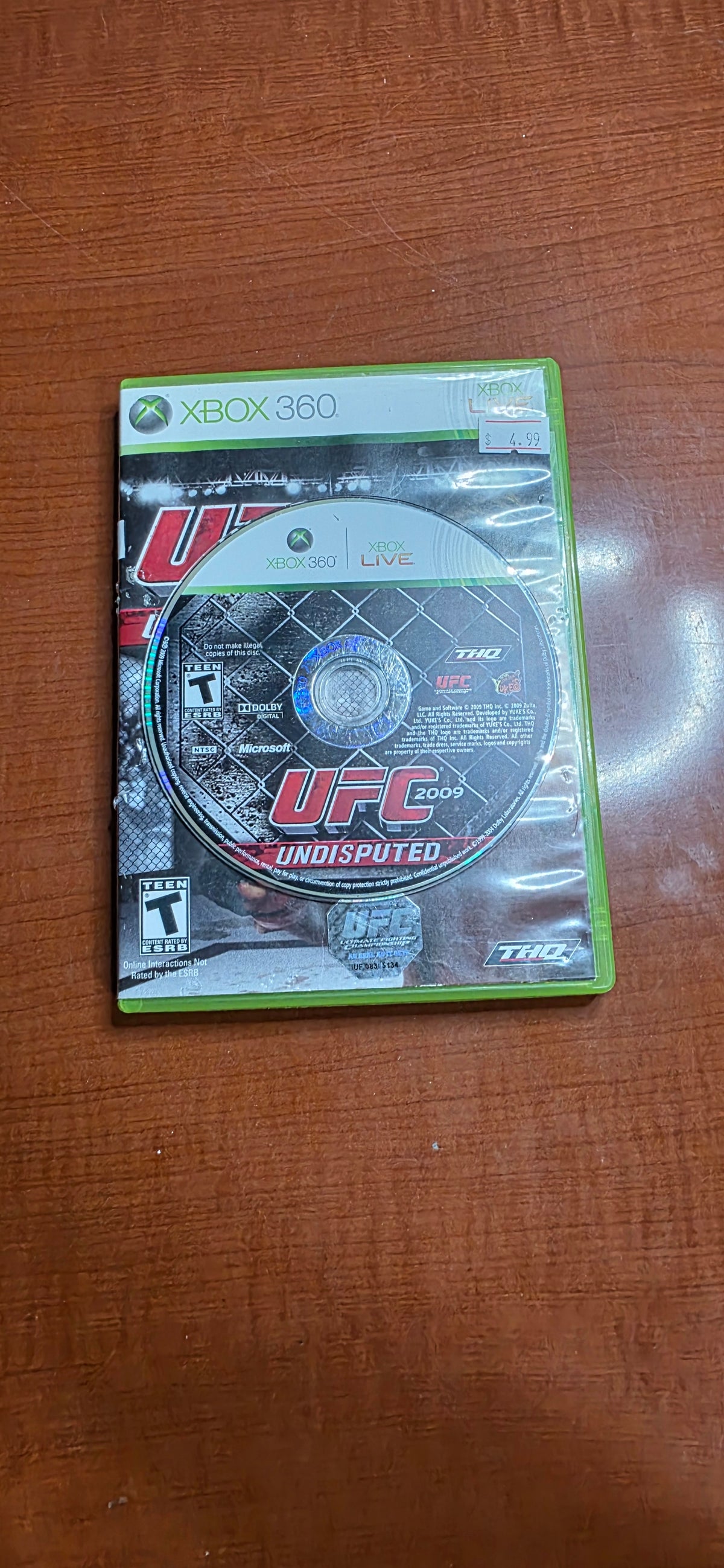UFC 2009 Undisputed (Xbox 360)(damaged)