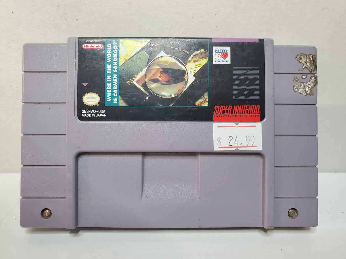 Where In The World Is Carmen Sandiego (SNES)