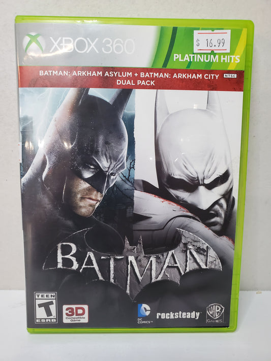 Batman Arkham Asylum And Batman Arkham City Dual Pack (Xbox 360)