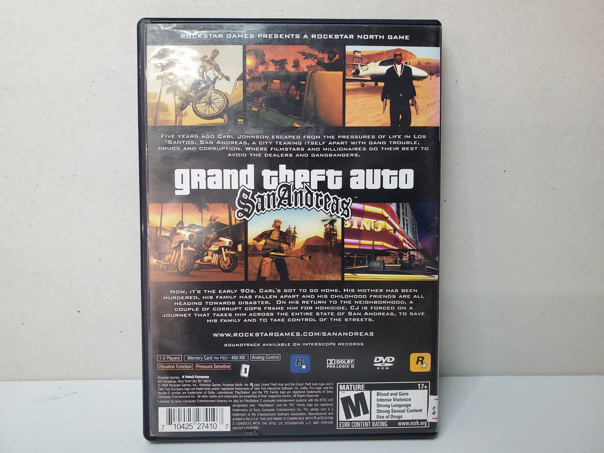 Grand Theft Auto San Andreas (PS2)