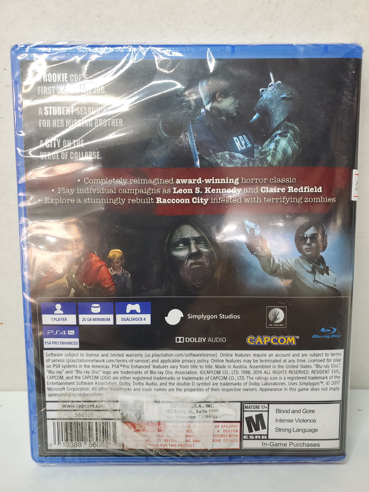 Resident Evil 2 [Sealed] (PS4)
