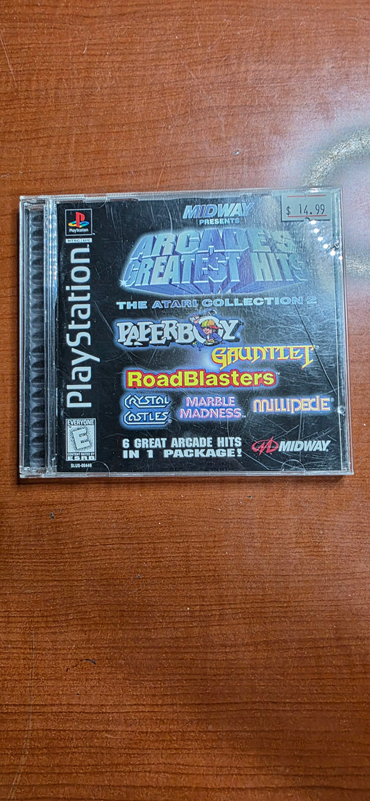 Arcade's Greatest Hits The Atari Collection 2 (Complete in Box) (Playstation)