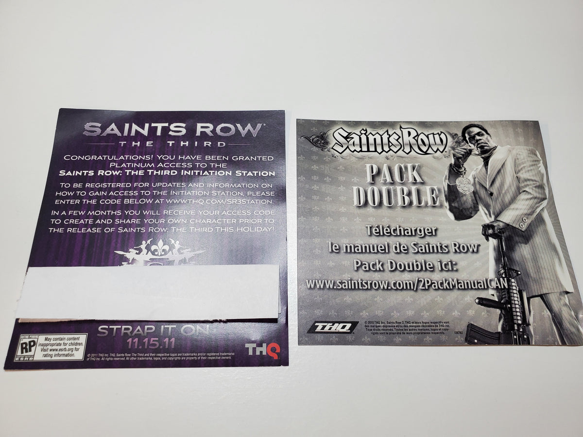 Saints Row Double Pack (XBOX 360)