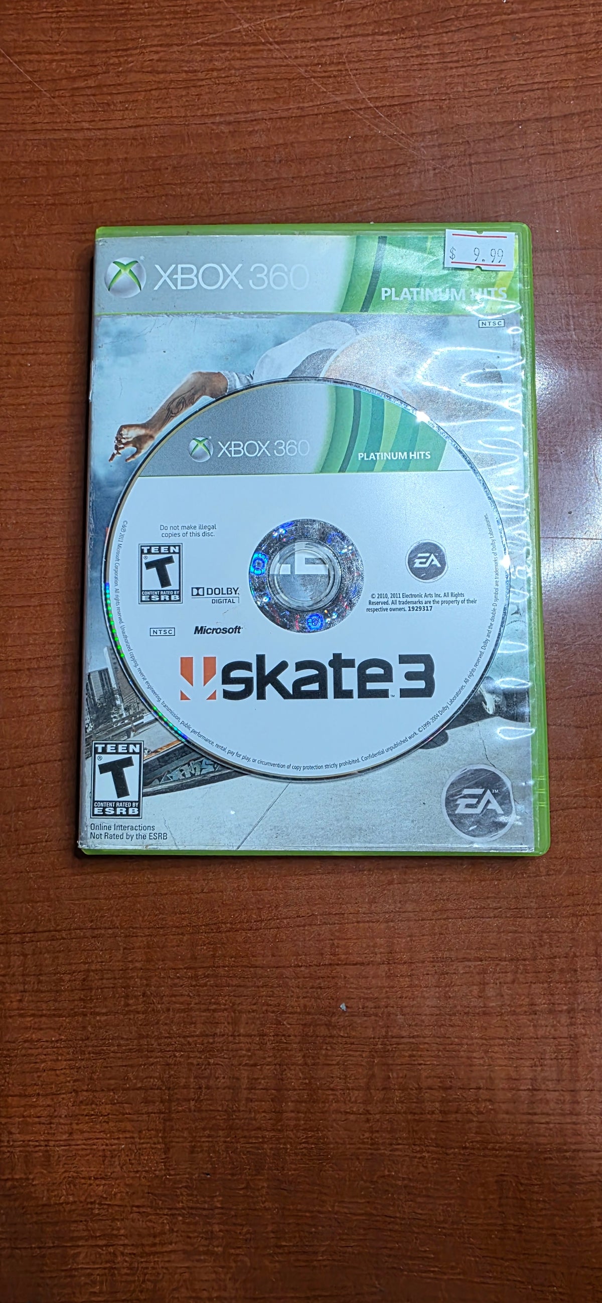 Skate 3 [Platinum Hits] (Xbox 360) (Damaged)
