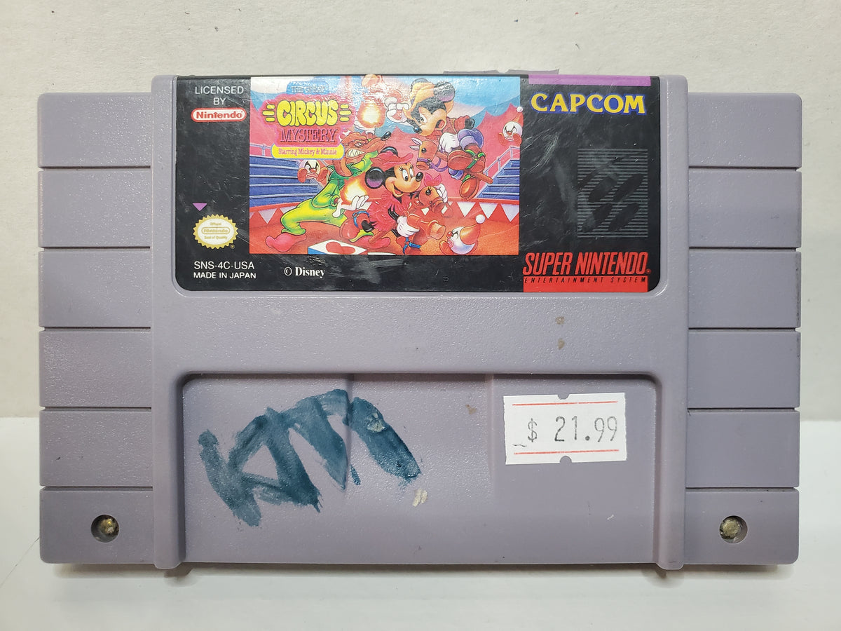The Great Circus Mystery Starring Mickey and Minnie [Cartridge Only] (SNES)