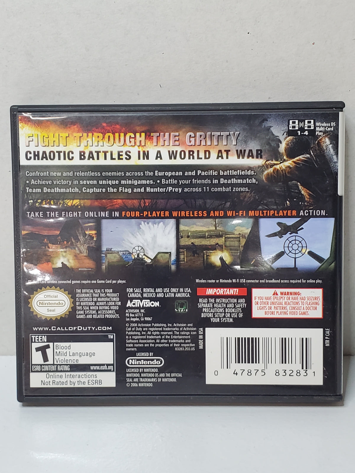 Call of Duty: World At War [In-Box, Complete] (Nintendo DS)