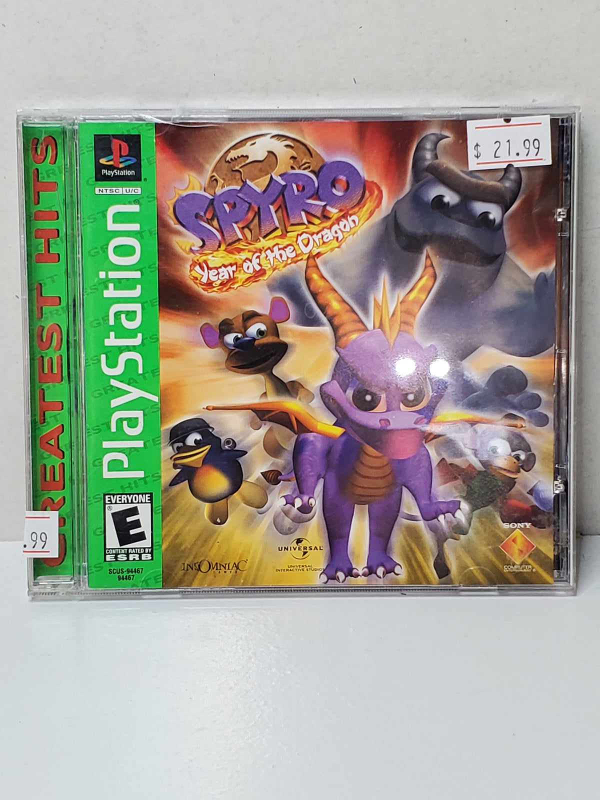 Spyro Year of the Dragon [Greatest Hits] (PS1)