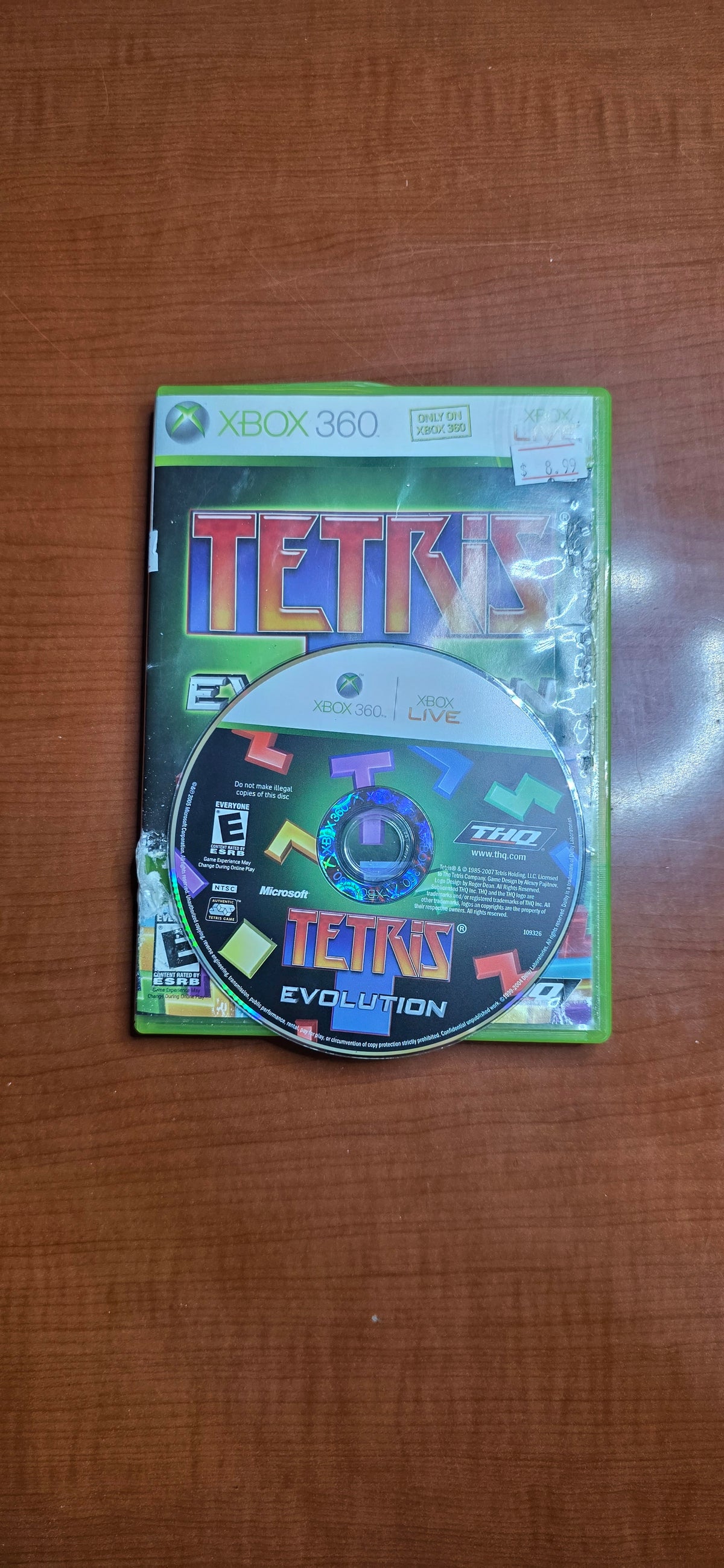 Tetris Evolution (Xbox 360) (Damaged)
