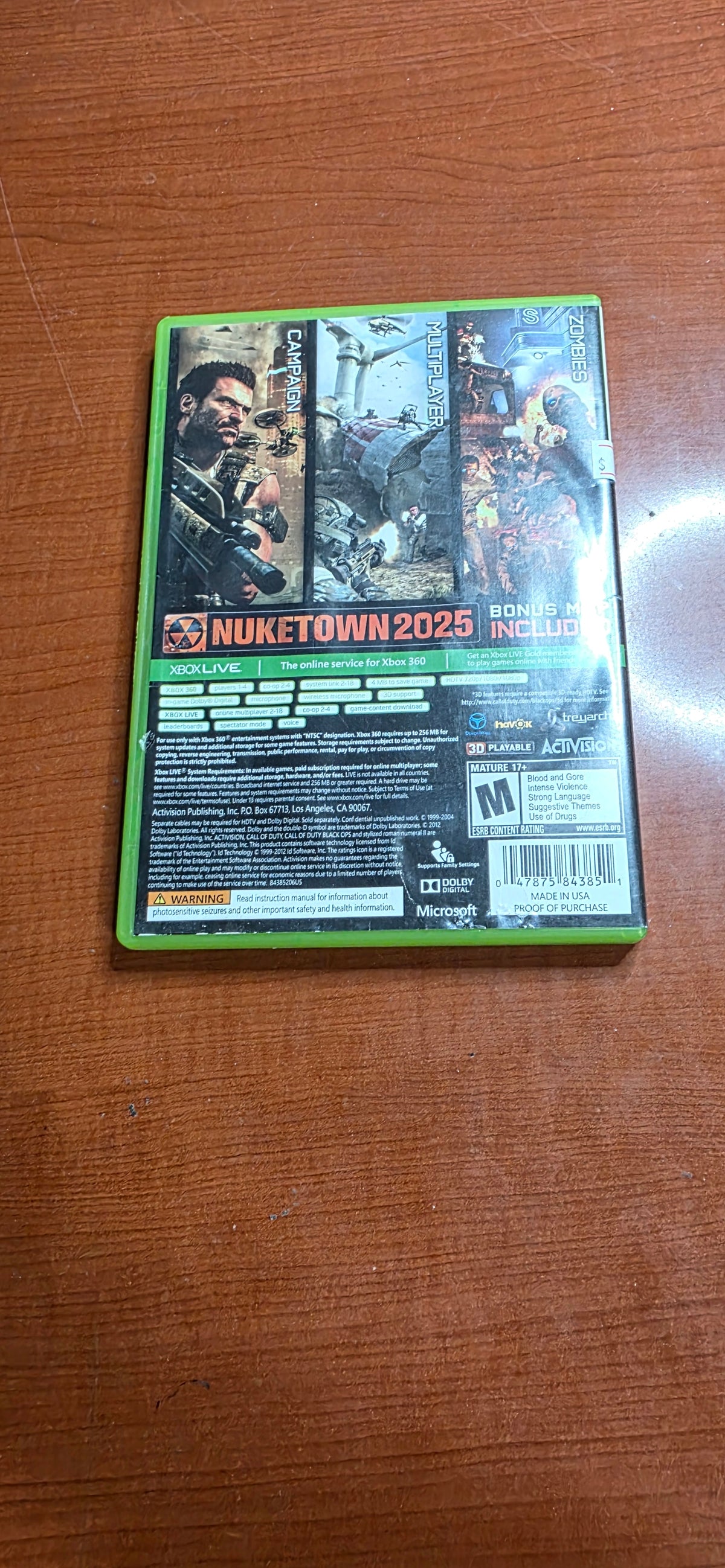 Call of Duty Black Ops 2 (Xbox 360)