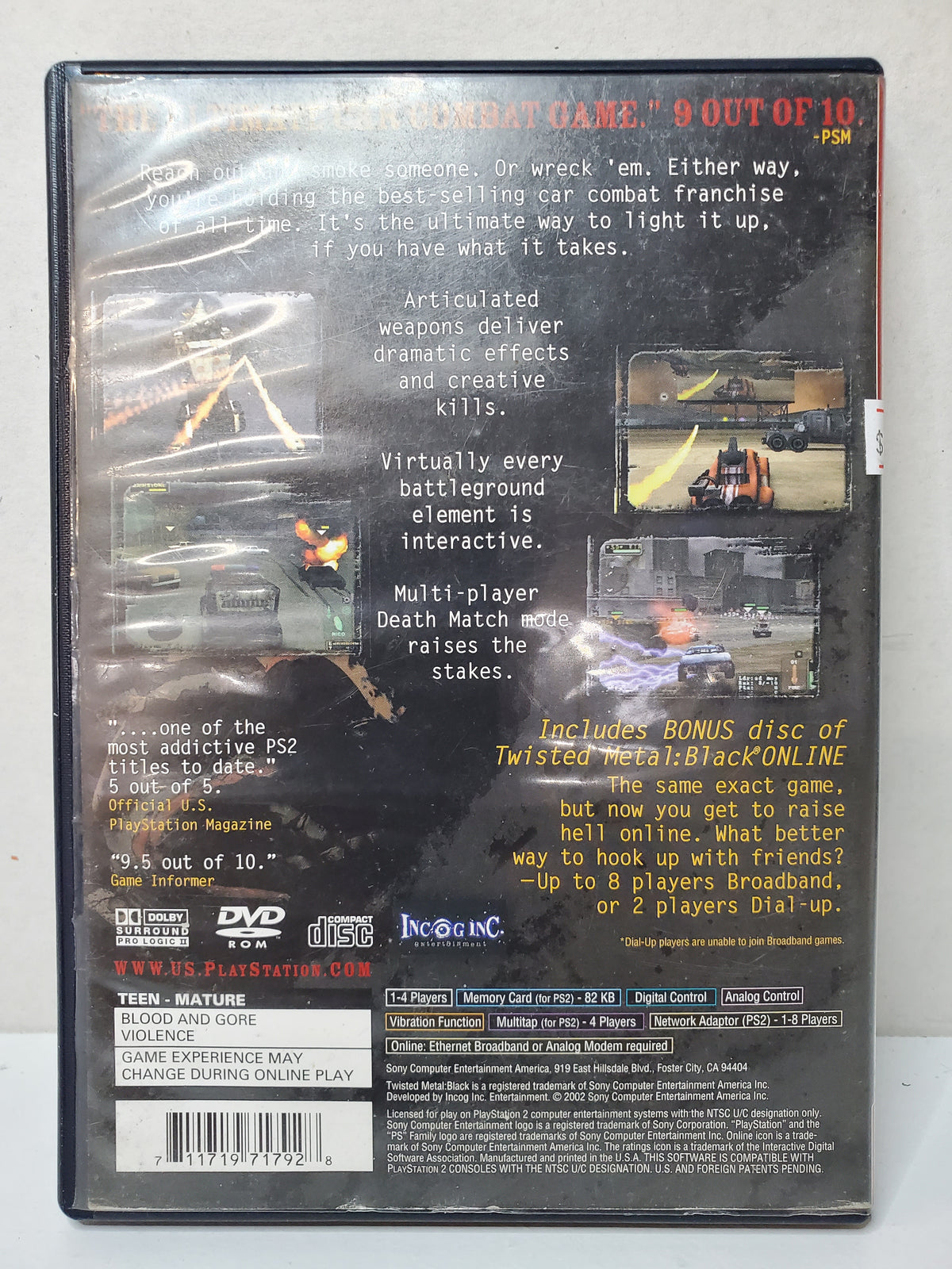 Twisted Metal: Black (PS2)