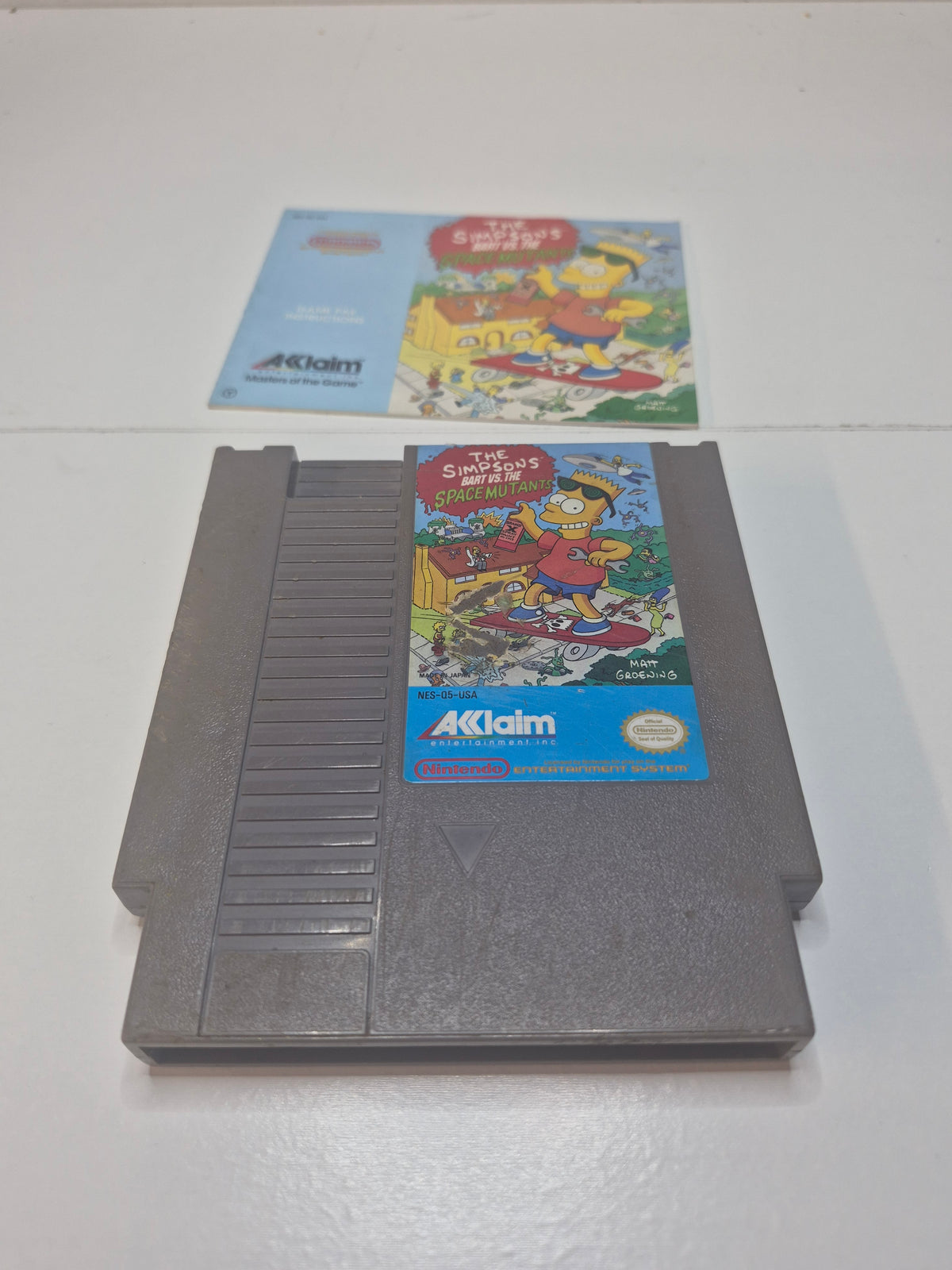 The Simpsons Bart vs the Space Mutants (NES) (with Manual)