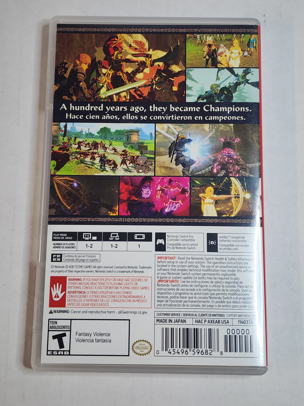 Hyrule Warriors Age of Calamity Nintendo Switch CIB Complete Tested Works
