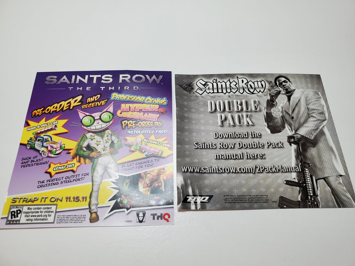 Saints Row Double Pack (XBOX 360)