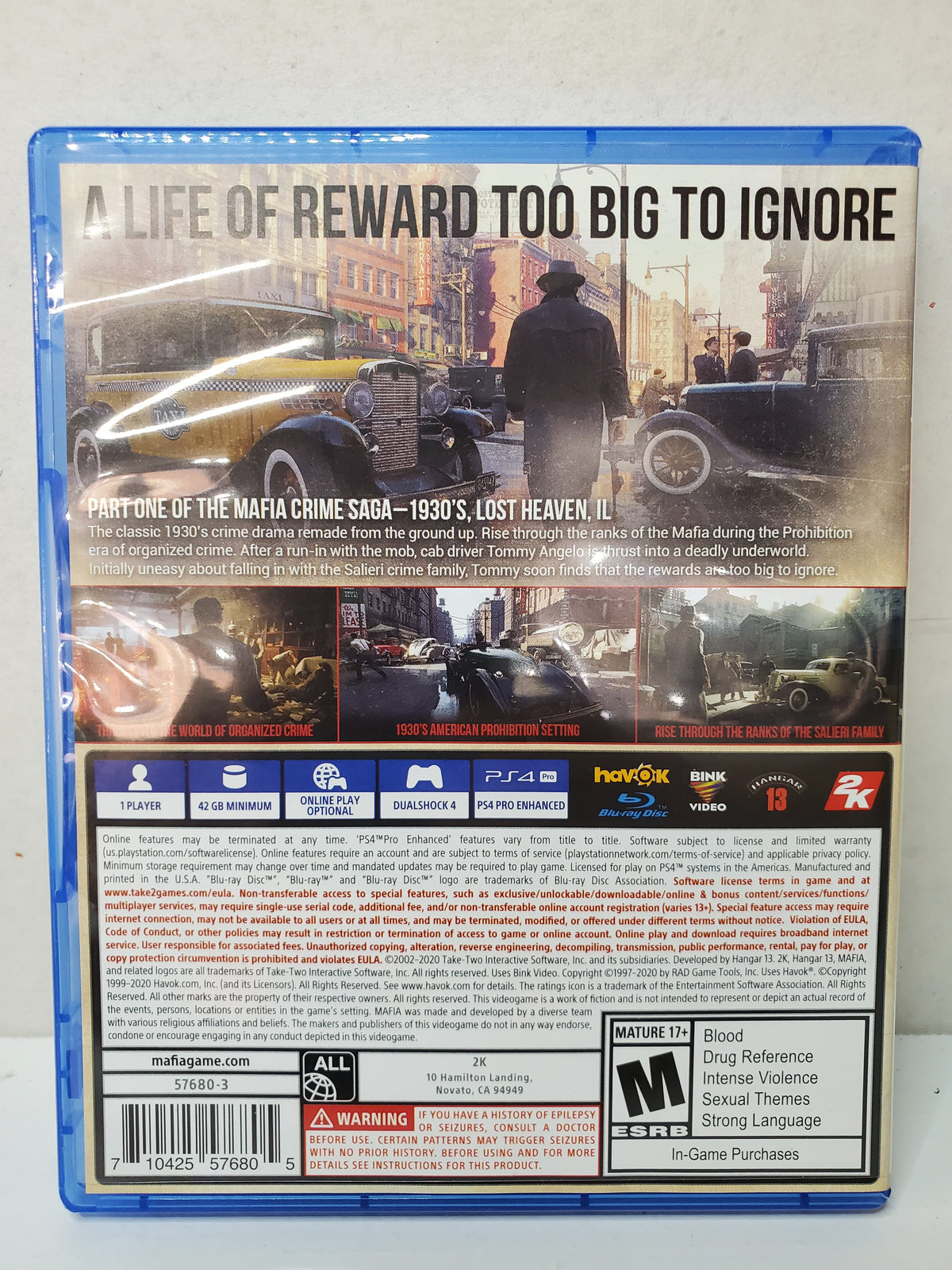 Mafia [Definitive Eddition] (PS4)