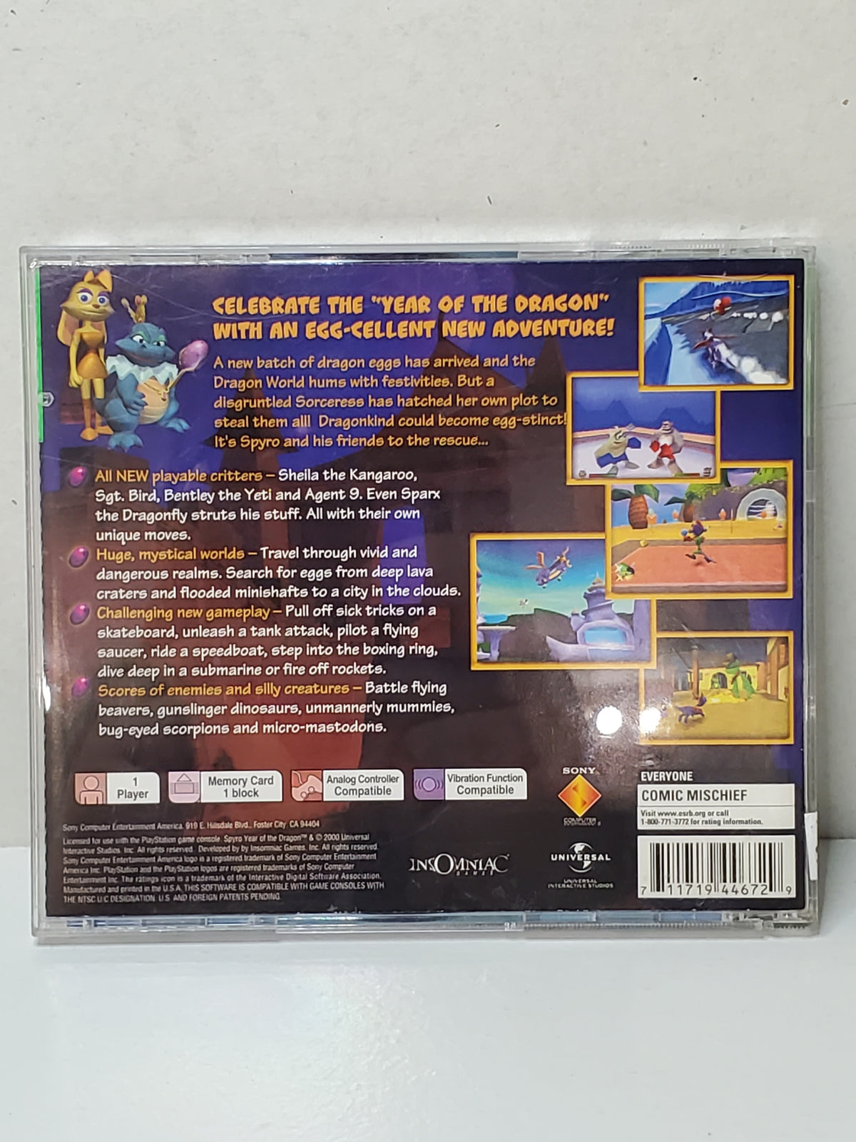 Spyro Year of the Dragon [Greatest Hits] (PS1)