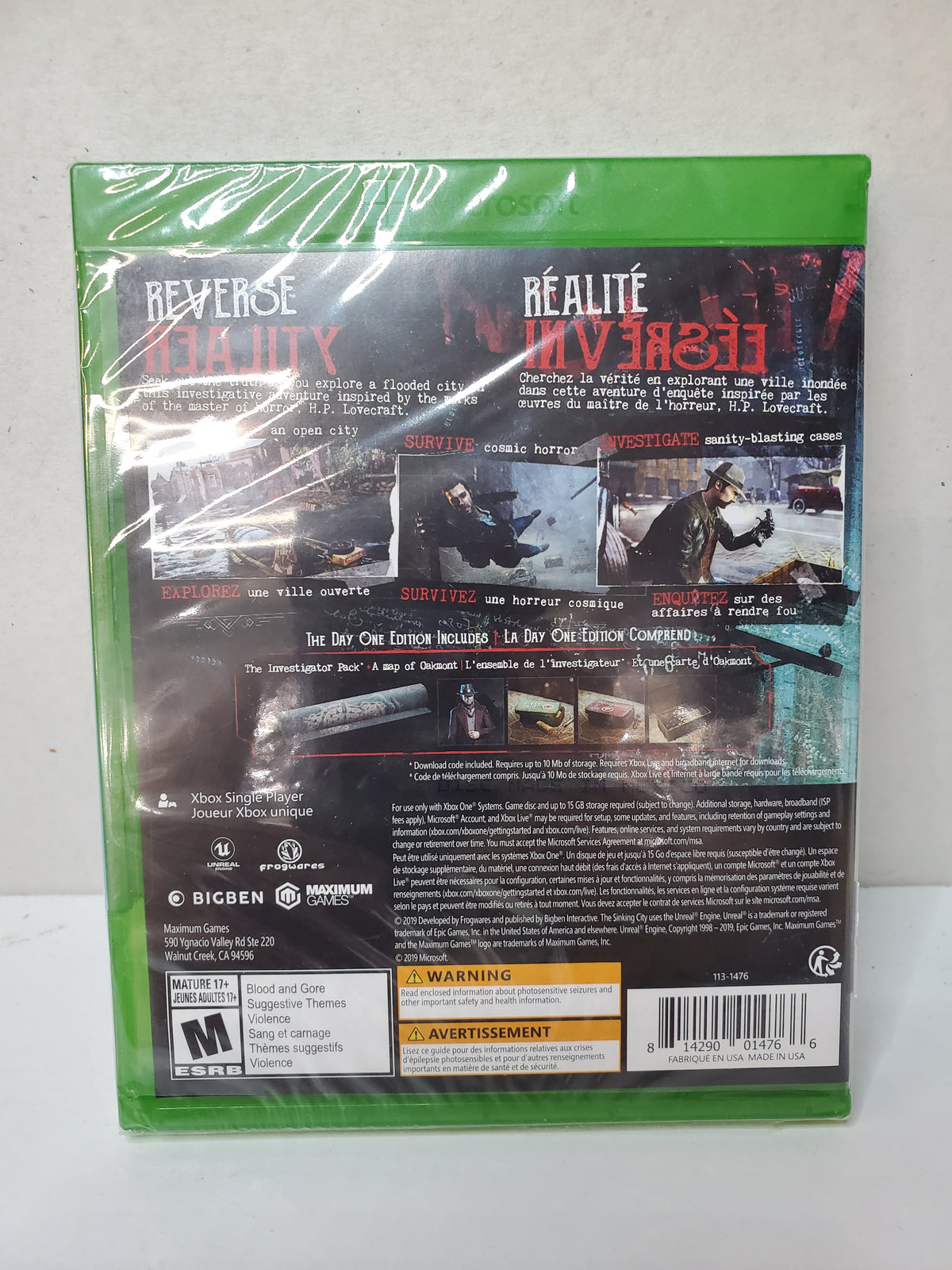 The Sinking City (Xbox One)