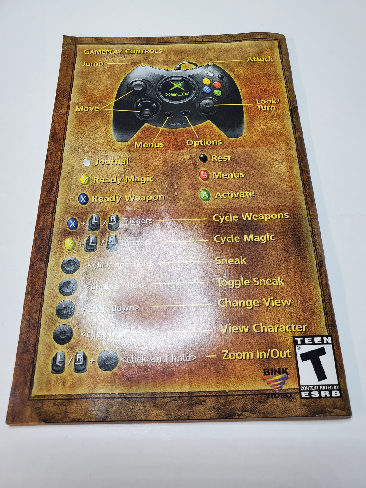 Elder Scrolls III Morrowind (Xbox)