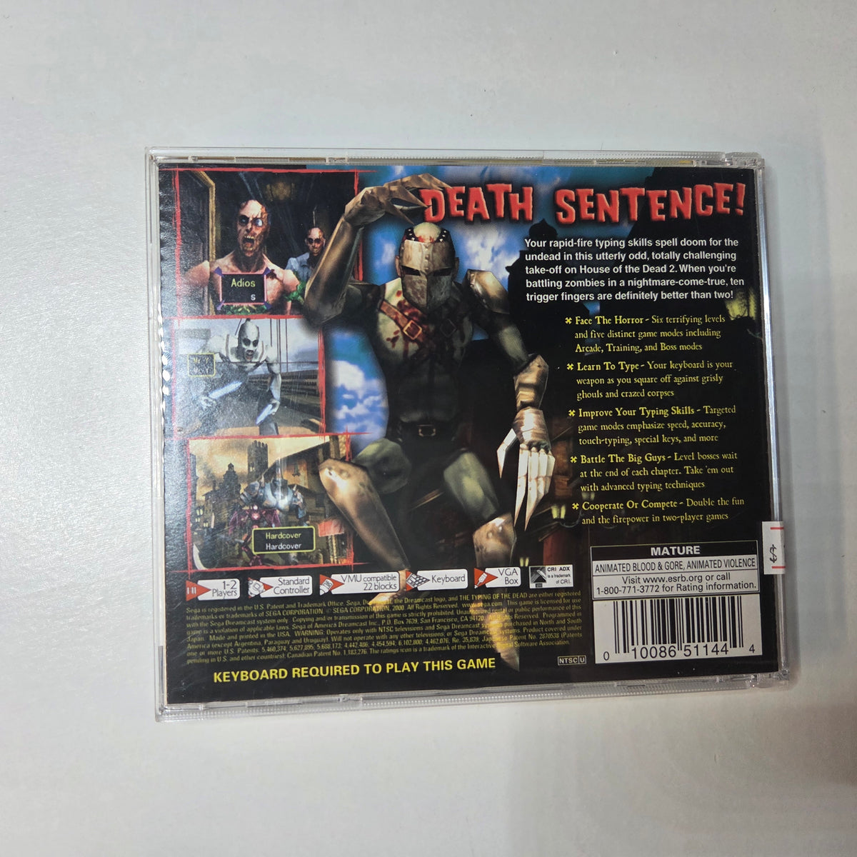 The Typing of the Dead (Sega Dreamcast)