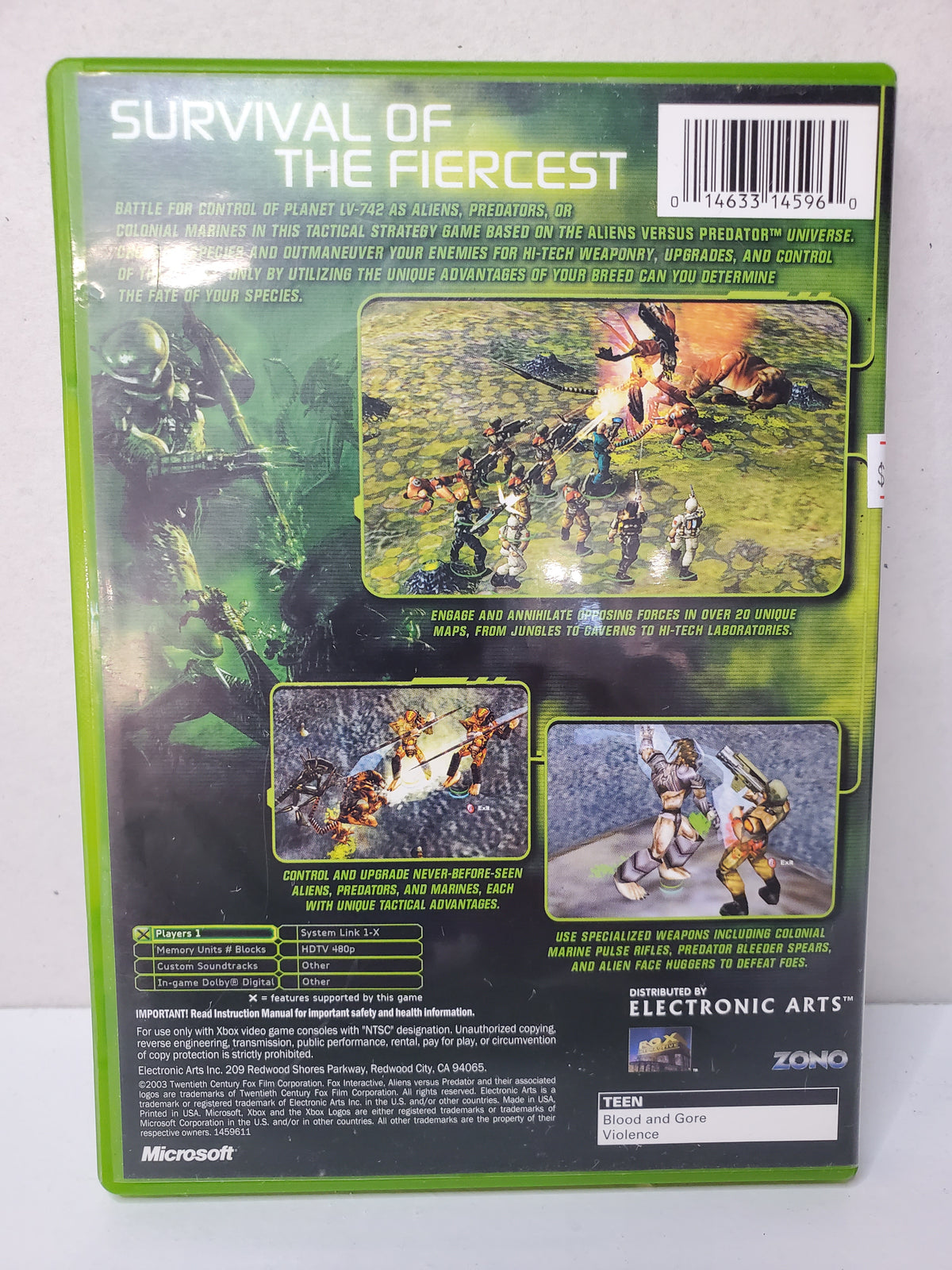 Aliens vs. Predator Extinction (Xbox)