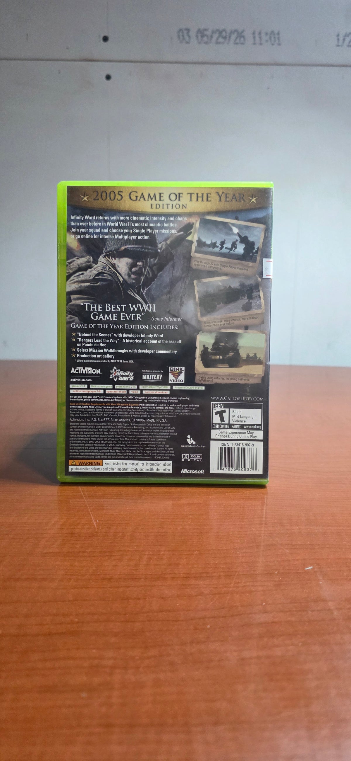 Call of Duty 2 [2005 Game of The Year Edition] (Xbox 360)