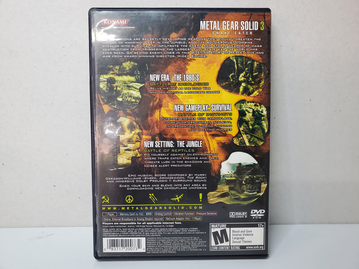 Metal Gear Solid 3 Snake Eater (Playstation 2)