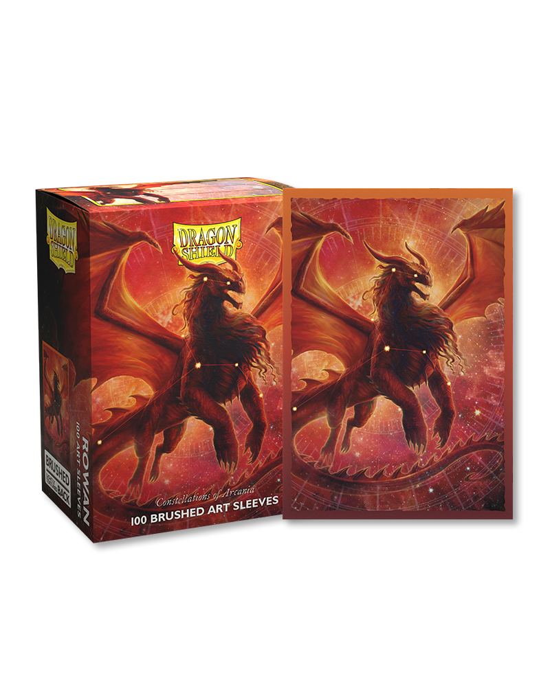 Dragon Shield - Rowan - Constellations - Brushed Art Sleeves - Standard Size